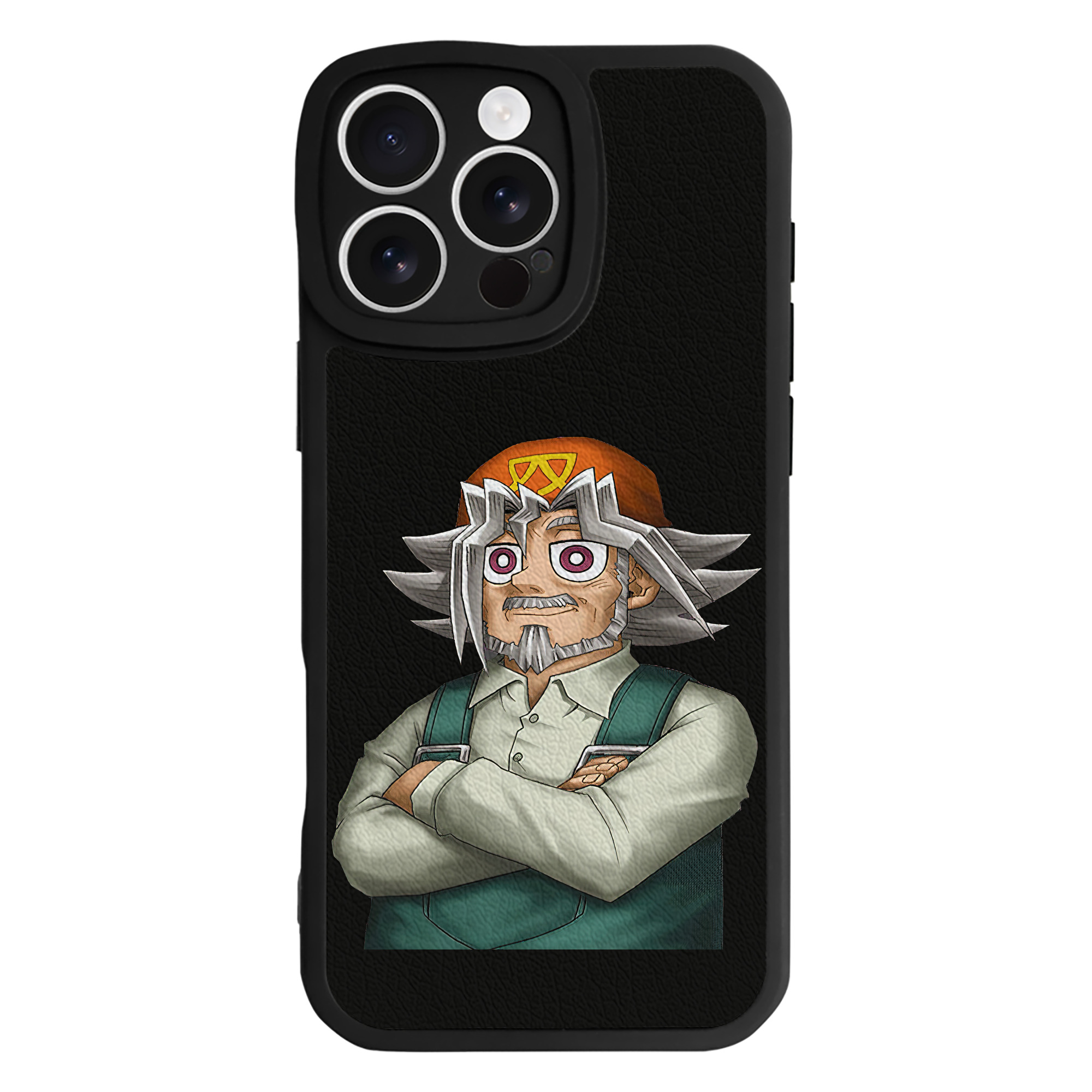 （画像用） 遊☆戯☆王 Yu-Gi-Oh! 【iPhone 16シリーズ対応】シリコンスマホケース（レザー調） 材質：シリコン